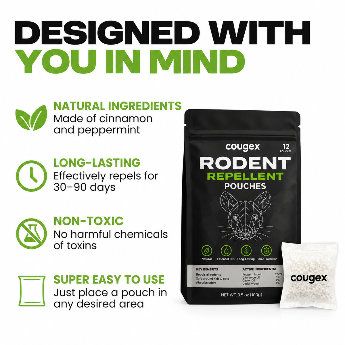COUGEX® Natural Rodent Repellent Pouches(副本)