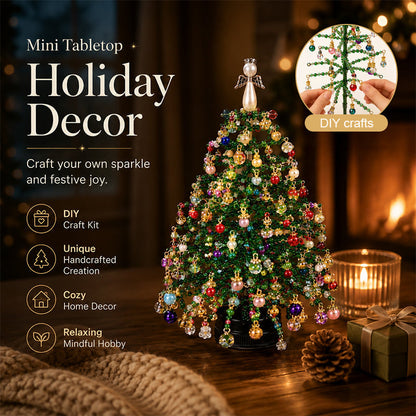 🎄DIY Light-Up Beaded Christmas Tree Kit
