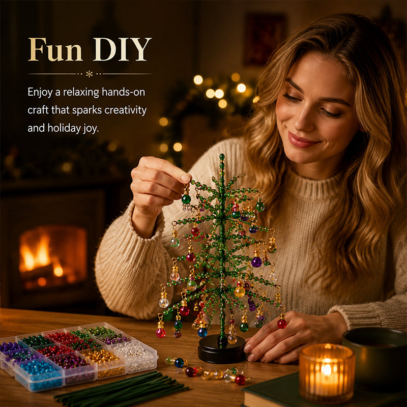 🎄DIY Light-Up Beaded Christmas Tree Kit