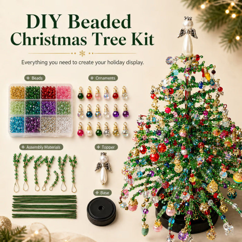 🎄DIY Light-Up Beaded Christmas Tree Kit