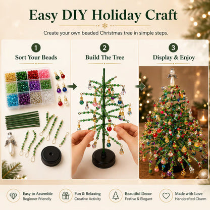 🎄DIY Light-Up Beaded Christmas Tree Kit