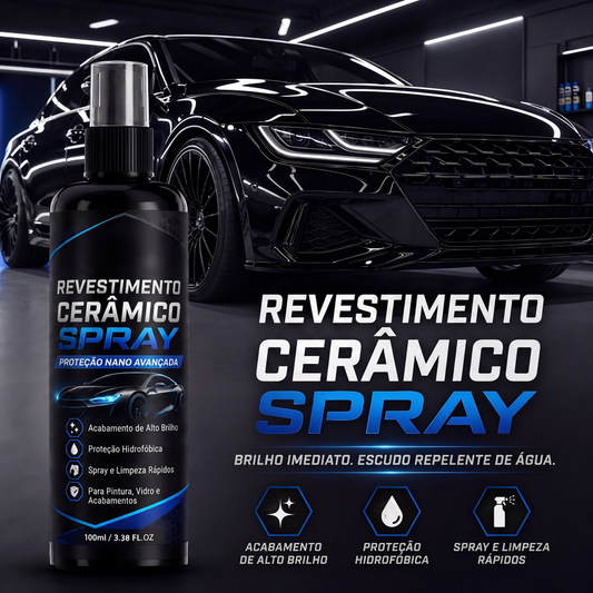 ✨ Quick Ceramic Coating Spray | 50% Off ⏰ Limited Time, Hydrophobic Car Paint Care 💧